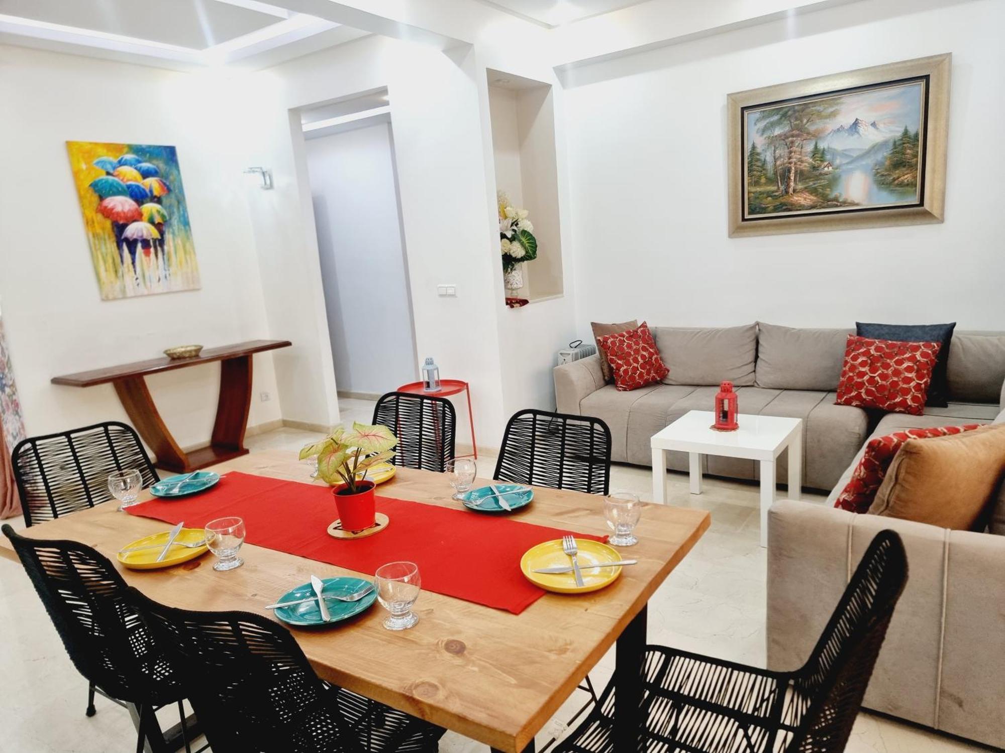 Apartment Happy Family With Garden View Casablanca